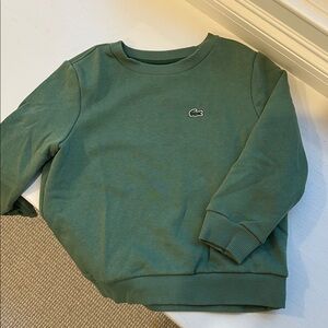 Lacoste Forest Green Crewneck Kids